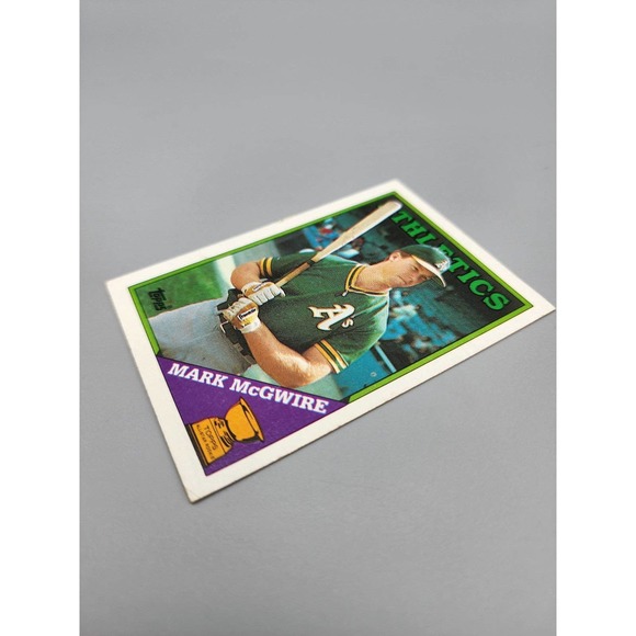 Mark McGwire 1988 All Star Rookie Topps Baseball Card #580 - Picture 3 of 6